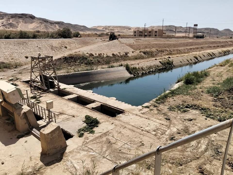 ترعة وادي النقرة بمحافظة أسوان (وزارة الري المصرية)