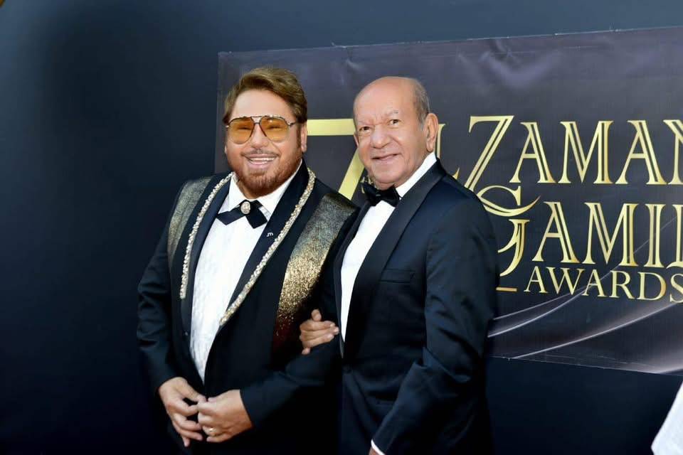 الفنان لطفي لبيب ورئيس مهرجان الزمن الجميل بلبنان (إدارة المهرجان)