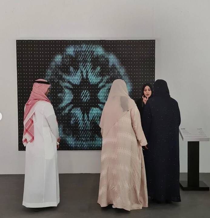 عمل «أهدي سلامي وتحياتي» (الفنانة)