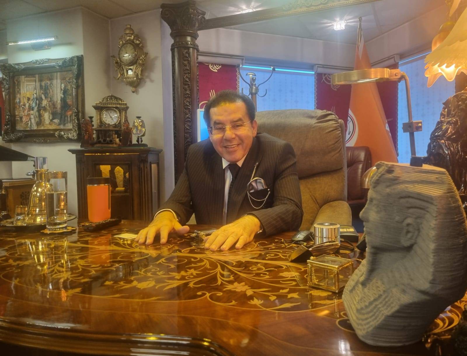 أيمن نور خلال حديثه إلى «الشرق الأوسط» (الشرق الأوسط)