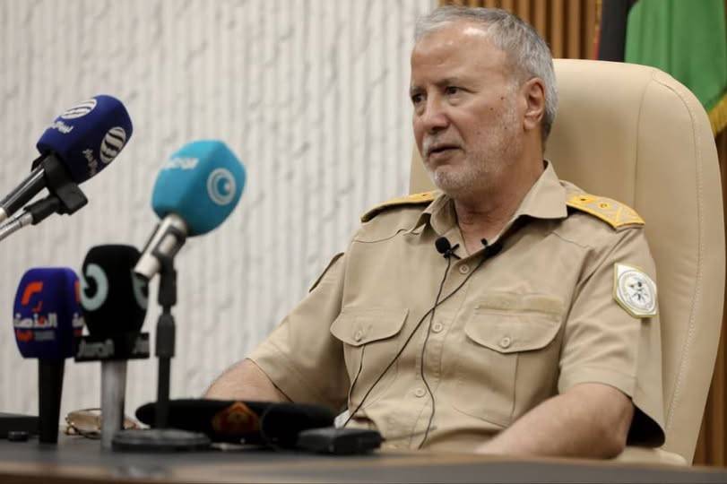 الفريق أسامة جويلي آمر المنطقة العسكرية بالجبل الغربي (المكتب الإعلامي للفريق)