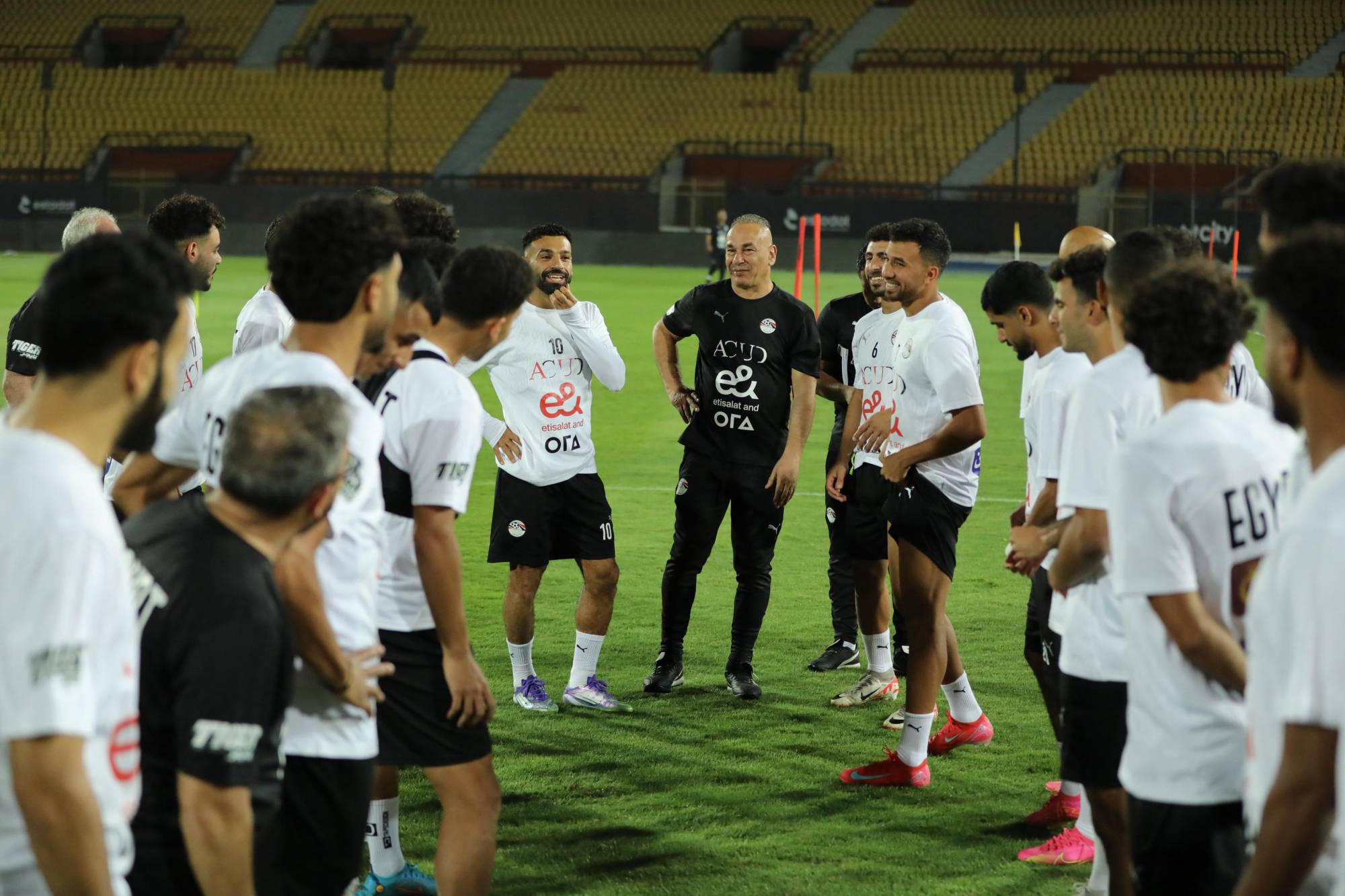 جانب من تدريبات منتخب مصر (الاتحاد المصري)
