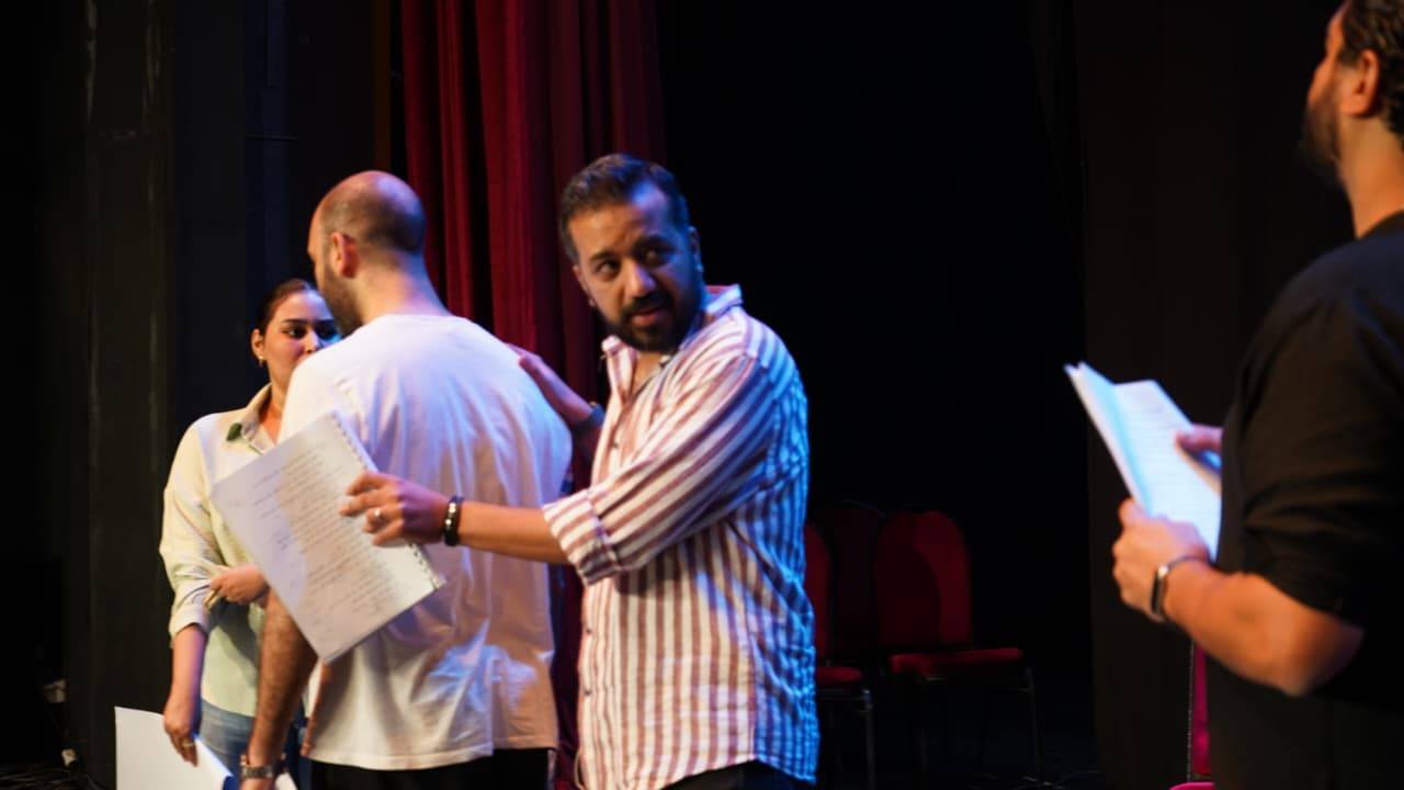جانب من بروفات العرض (الشرق الأوسط)