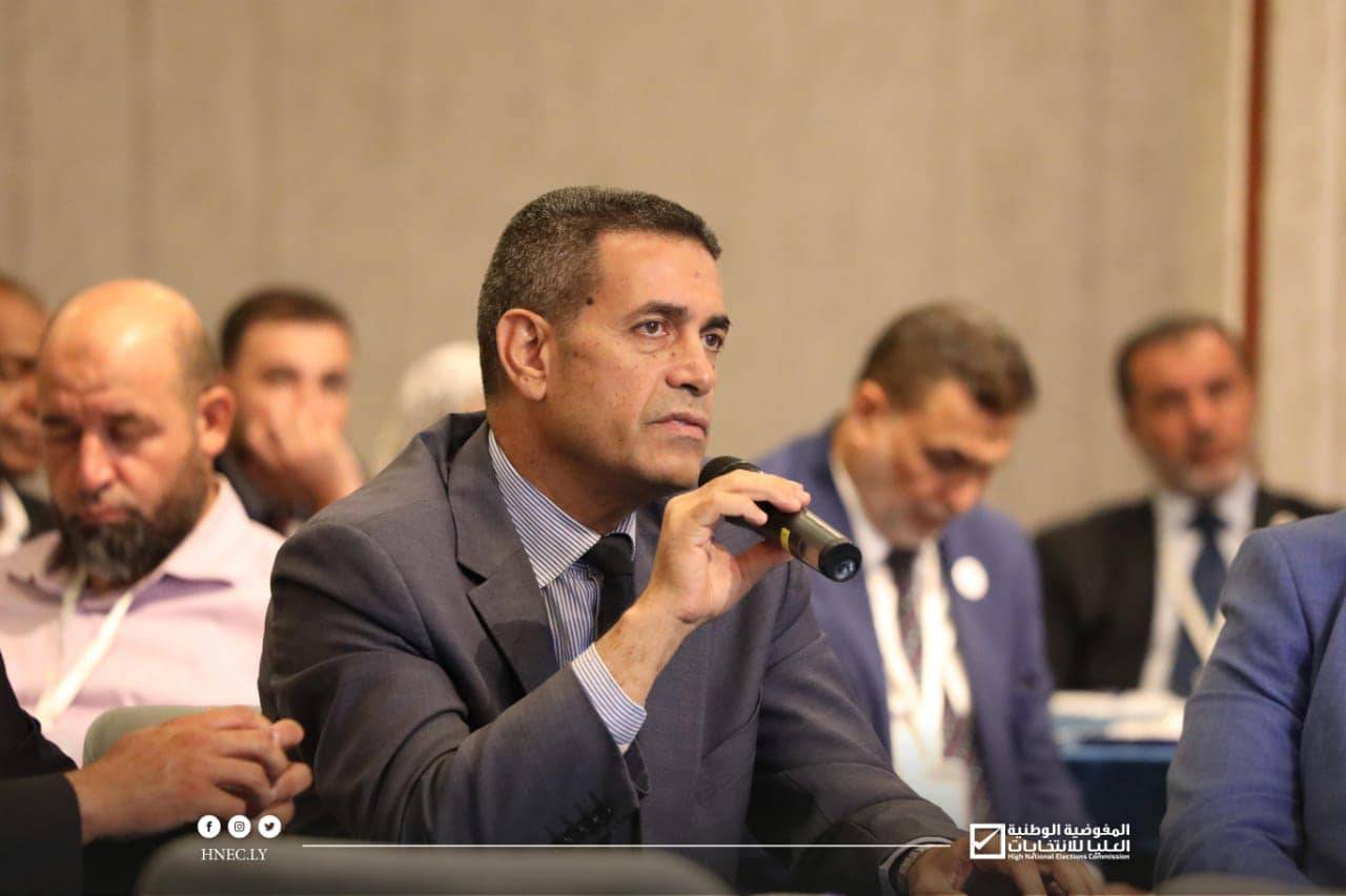 عماد السايح رئيس مفوضية الانتخابات الليبية (المفوضية)