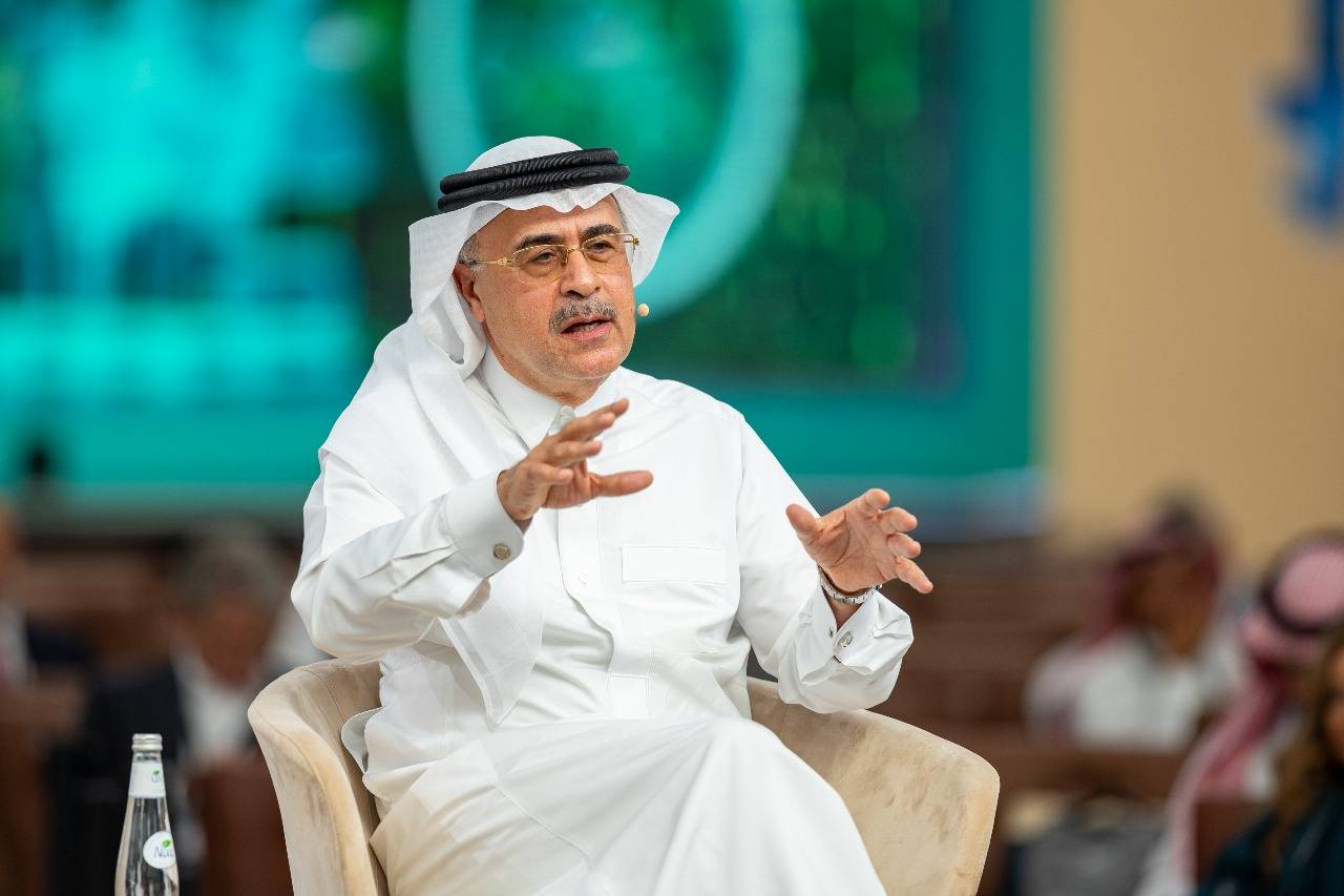 أمين الناصر في الجلسة الحوارية (الشرق الأوسط)