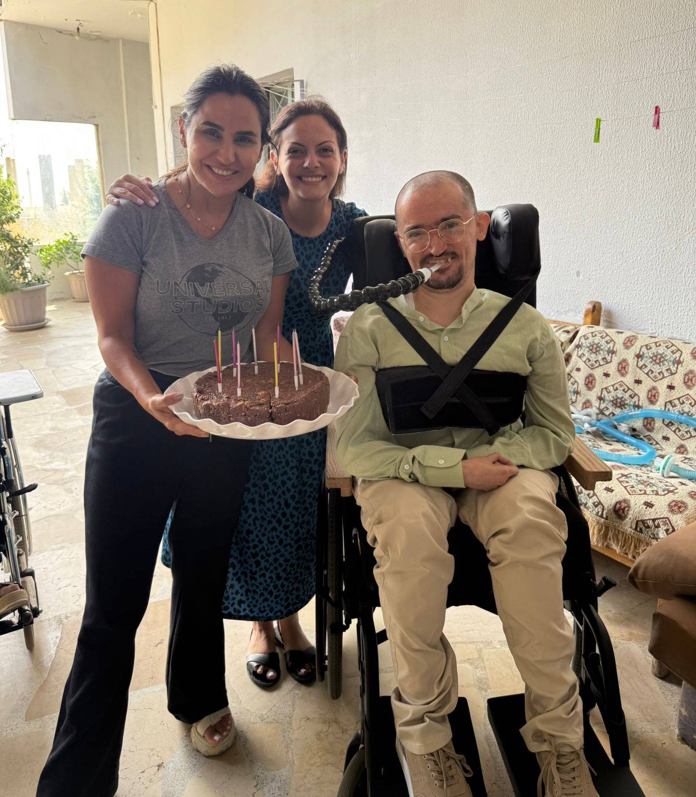 اختبر غسان جبرا ولادة جديدة في جمعية «أنت أخي» (صور الجمعية)