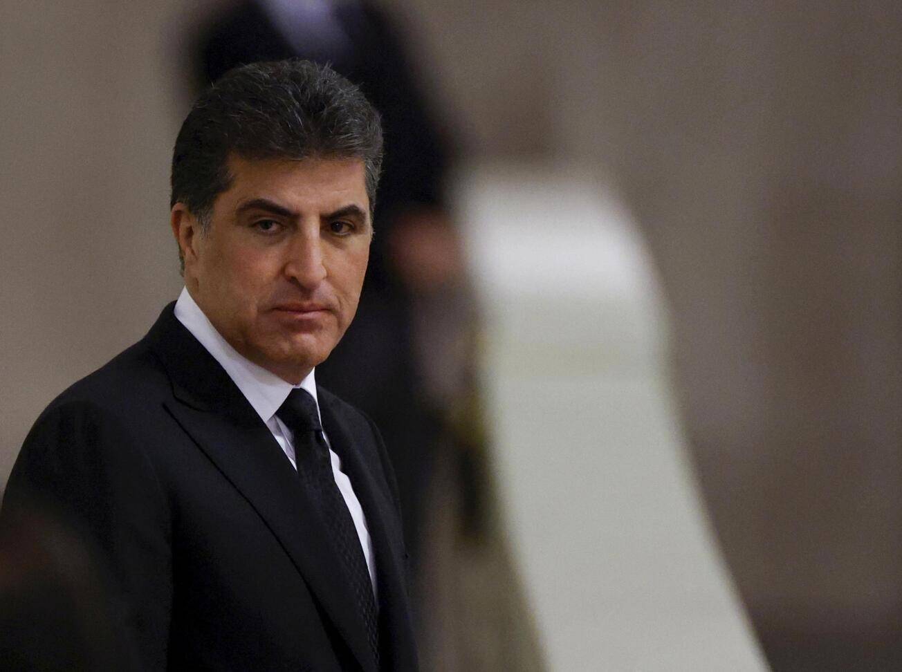 رئيس إقليم كردستان العراق نيجيرفان بارزاني (أ.ب)