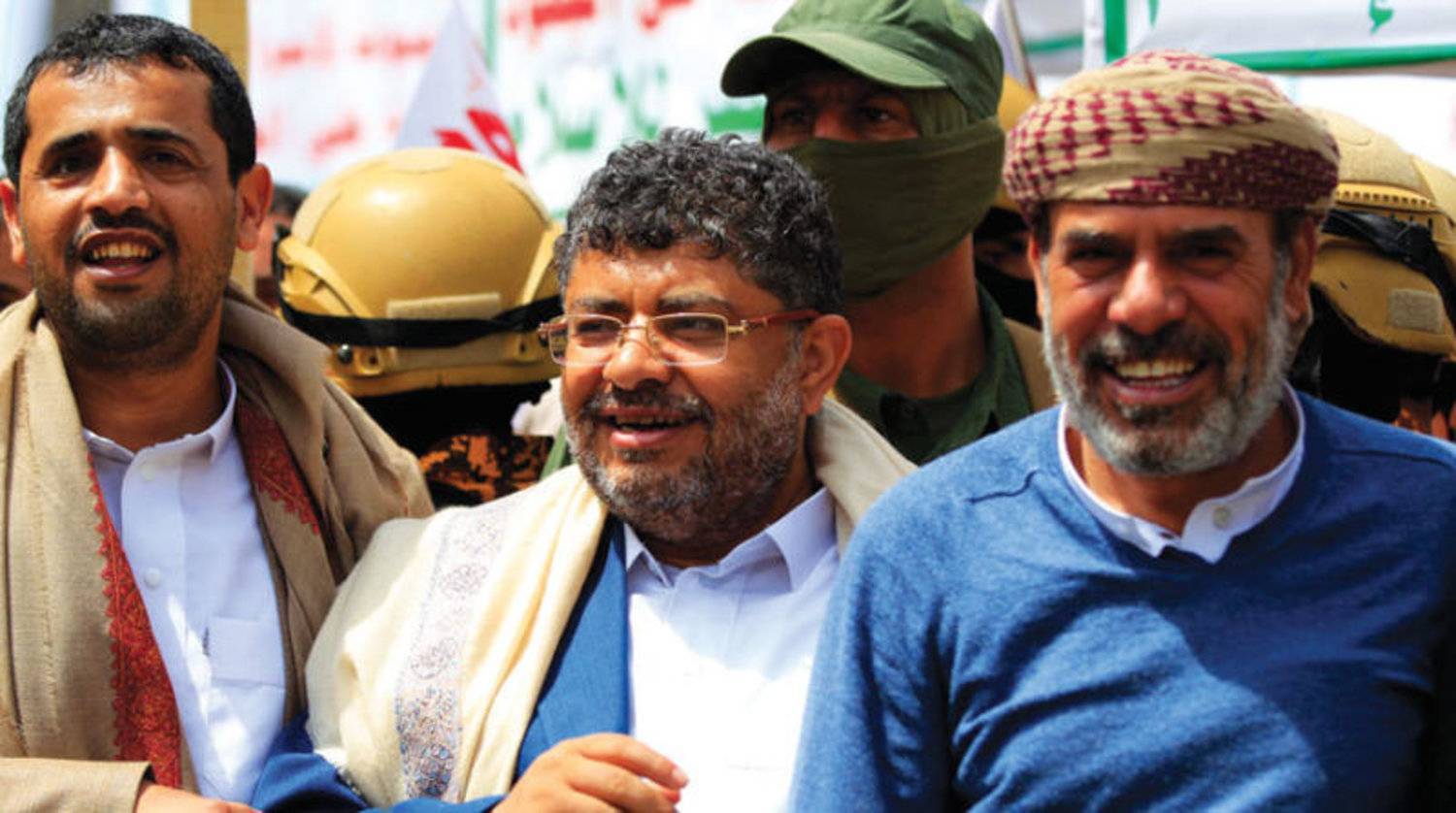 محمد علي الحوثي ابن عم زعيم الجماعة أحد المسيطرين على مفاصل القضاء (أ.ف.ب)