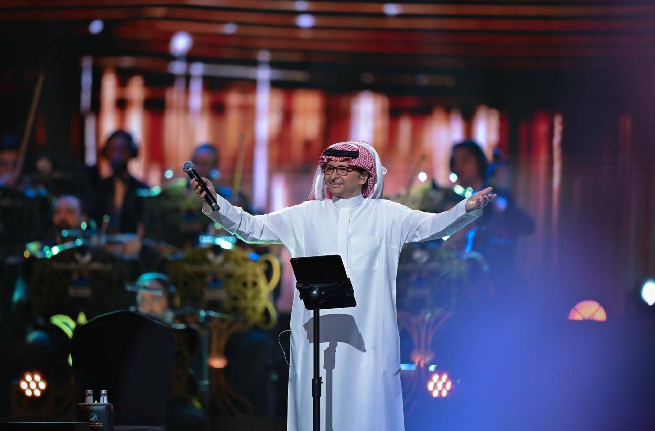 عبد المجيد عبد الله يُشعل تفاعل الجمهور (تصوير: بشير صالح)