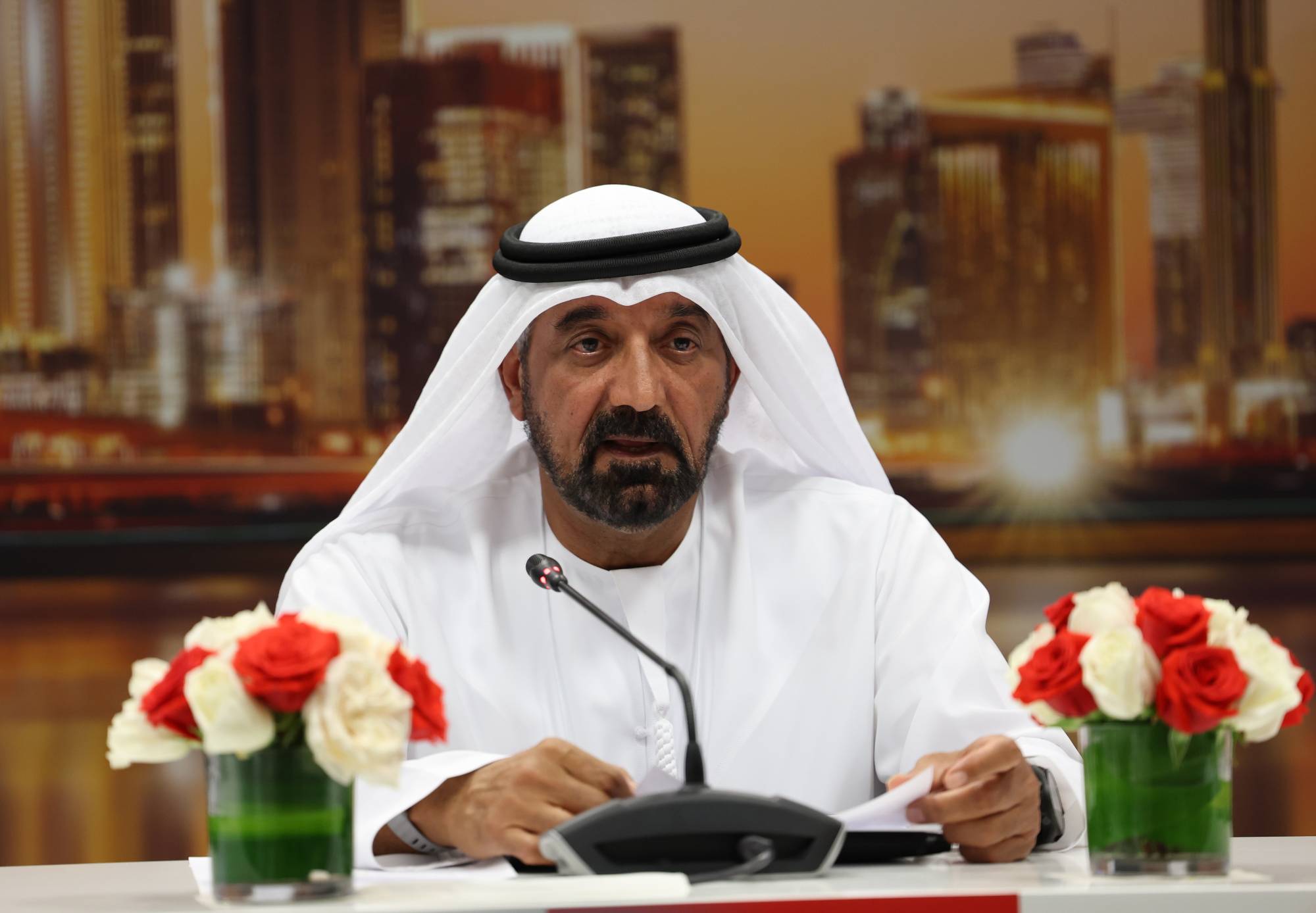 الشيخ أحمد بن سعيد آل مكتوم الرئيس الأعلى الرئيس التنفيذي لـ«طيران الإمارات» والمجموعة (إ.ب.إ)