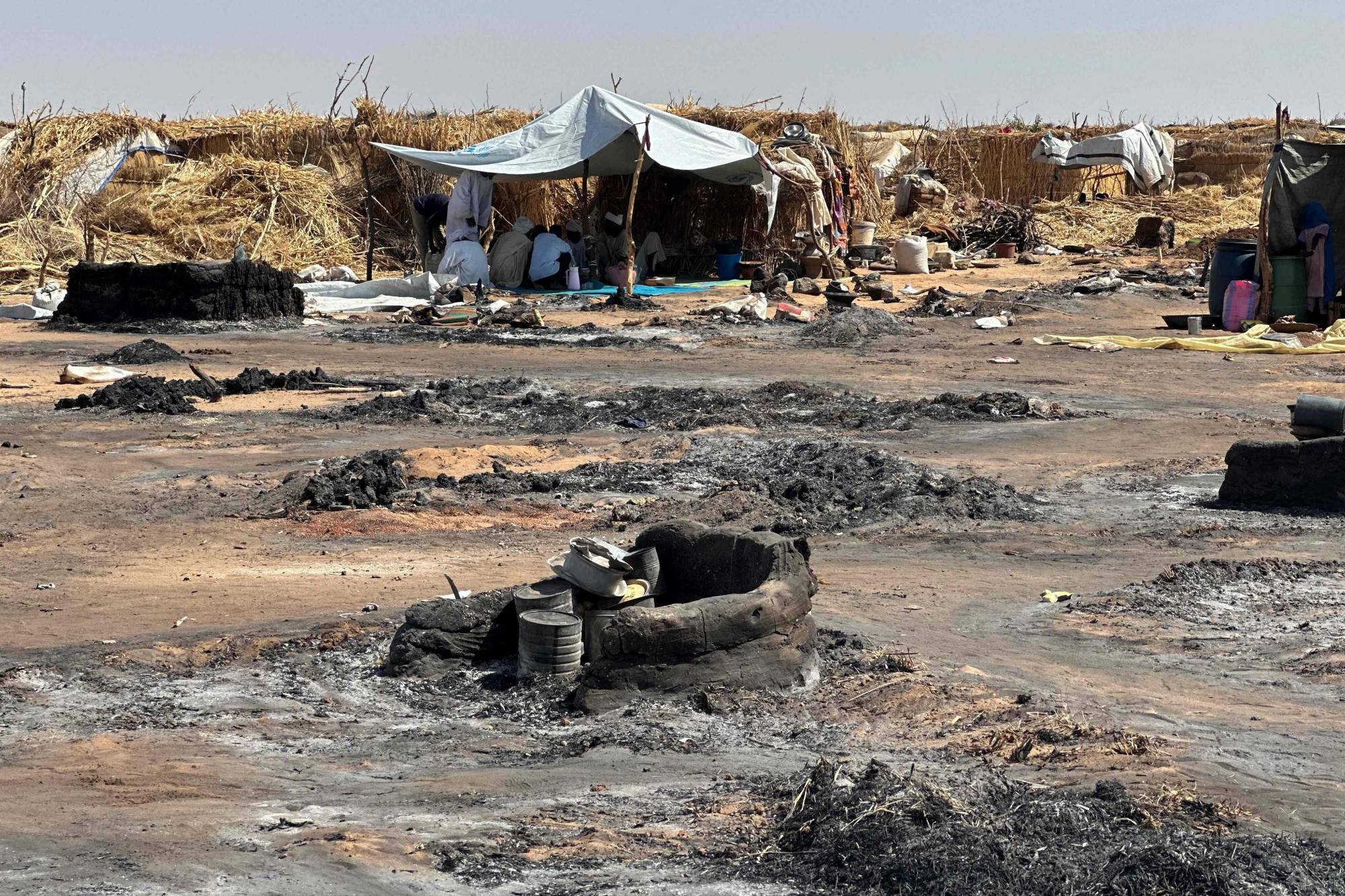 نزوح و«أوضاع قاسية» في مستريحة غرب السودان