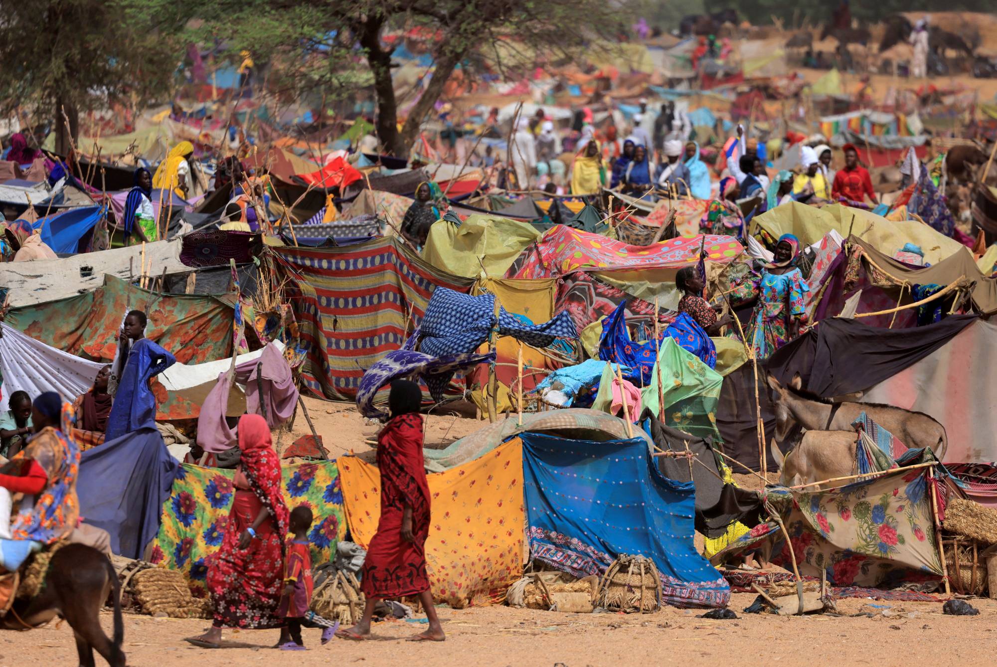 تشاد تنقل لاجئين سودانيين بشكل طارئ من منطقة حدودية