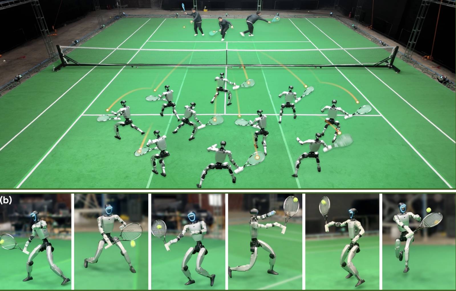 تعليم روبوت بشري مهارات لعب التنس… من بيانات غير كاملة