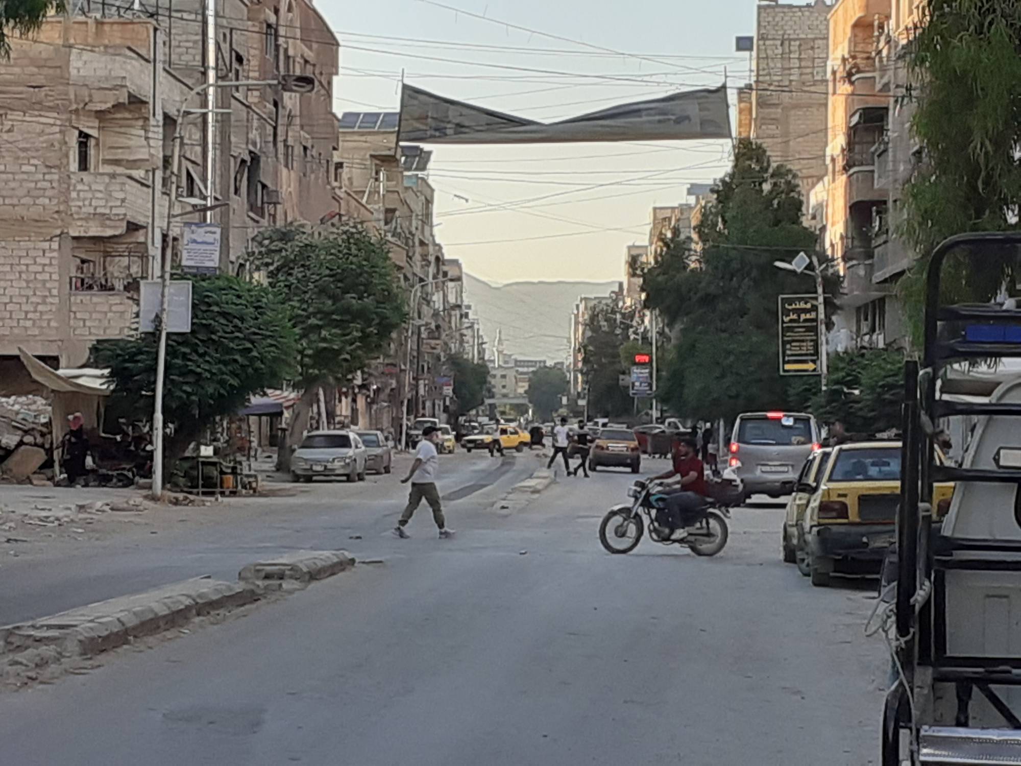 أحد أحياء دمشق الأقل تضرراً خلال الحرب (الشرق الأوسط)