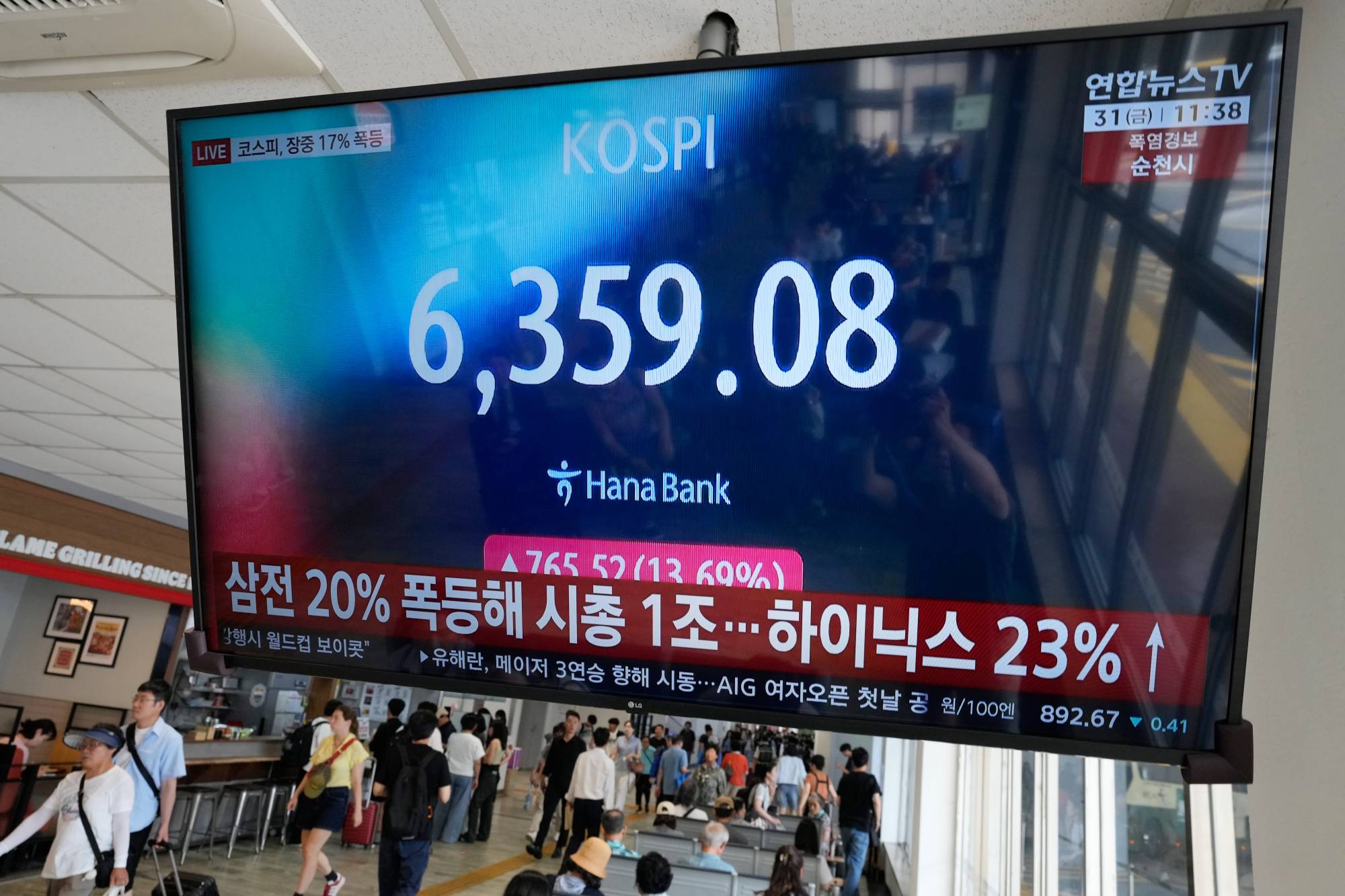 انتعاش أسهم الذكاء الاصطناعي يدفع «كوسبي» الكوري إلى الارتفاع بأكثر من 16%
