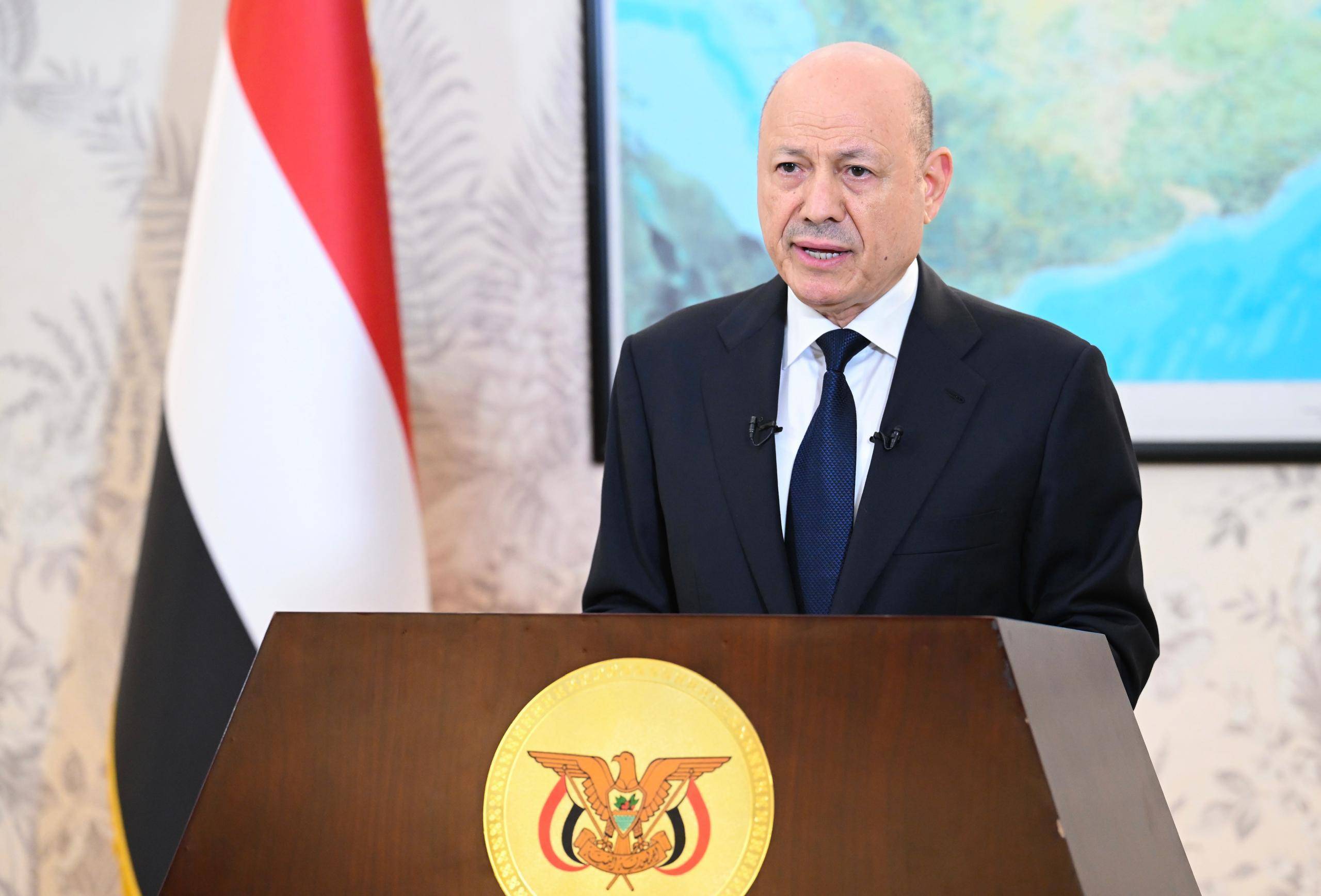 Yemen Başkanlık Konseyi Başkanı Reşad el-Alimi (SABA)