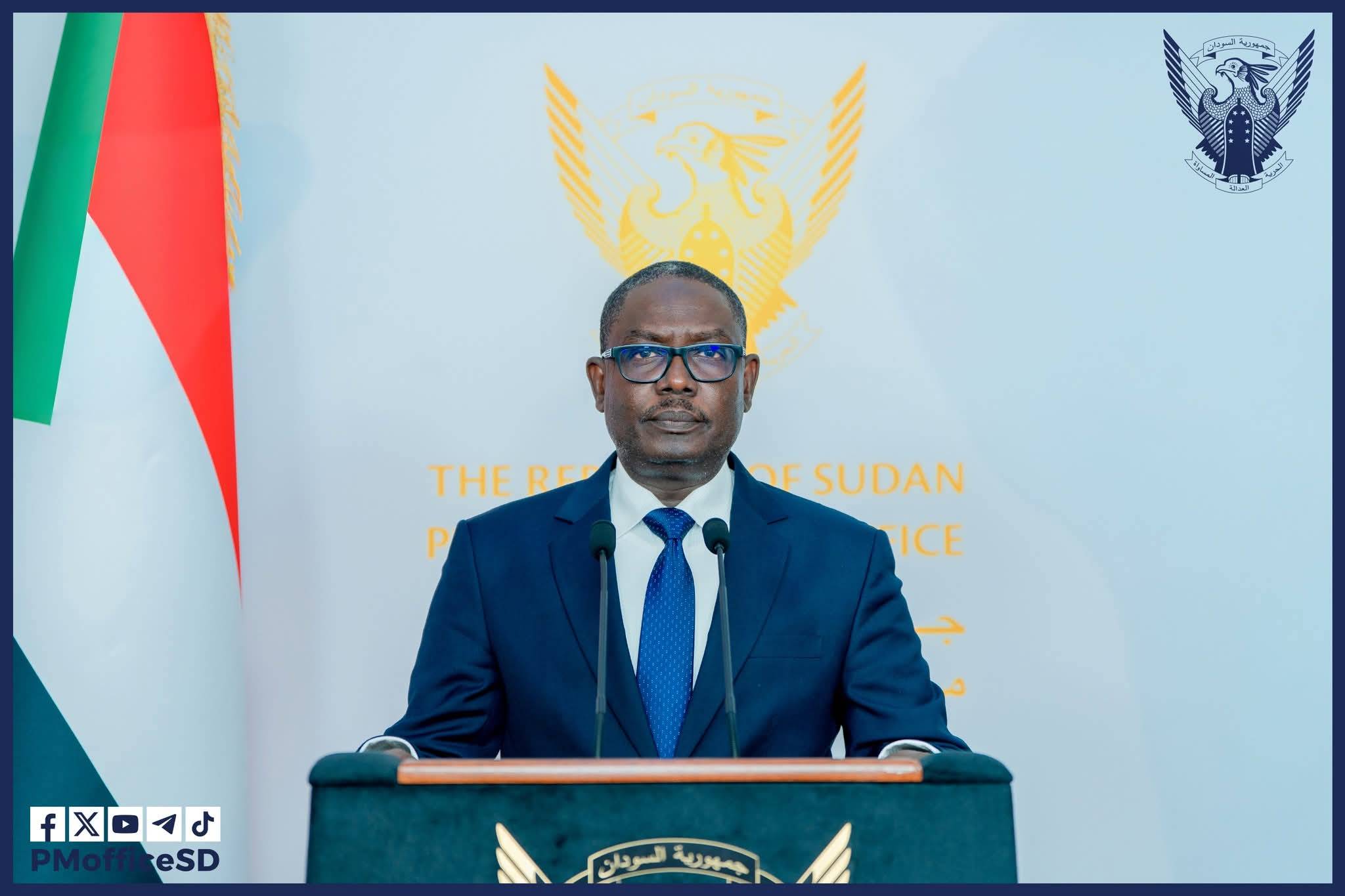  Sudan’daki paralel Kuruluş Hükümeti Başbakanı Muhammed el-Hasan et-Teayişi (Ofisinin Facebook sayfası)