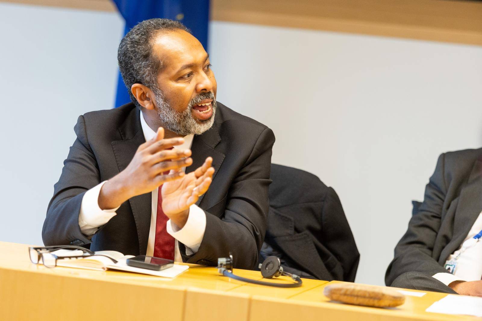 Sudan Kongre Partisi Genel Başkan Yardımcısı ve Sumud İttifakı liderlerinden Halid Ömer Yusuf (Facebook sayfası)