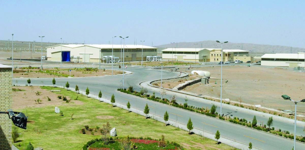 İsfahan’da bulunan Natanz uranyum zenginleştirme tesisinin iç görünümü (Reuters)