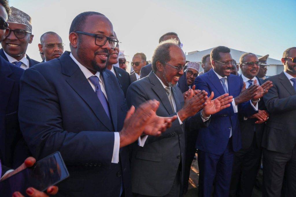 Kuzeydoğu Somali Eyaleti Başkanı'nın göreve başlama töreninden (SONNA)