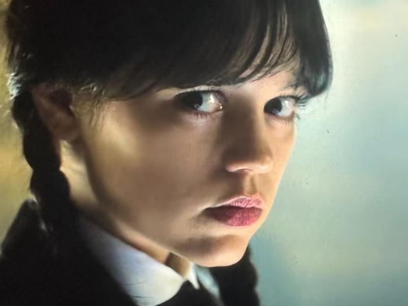 Jenna Ortega, Netflix dizisi Wednesday'de (Netflix)