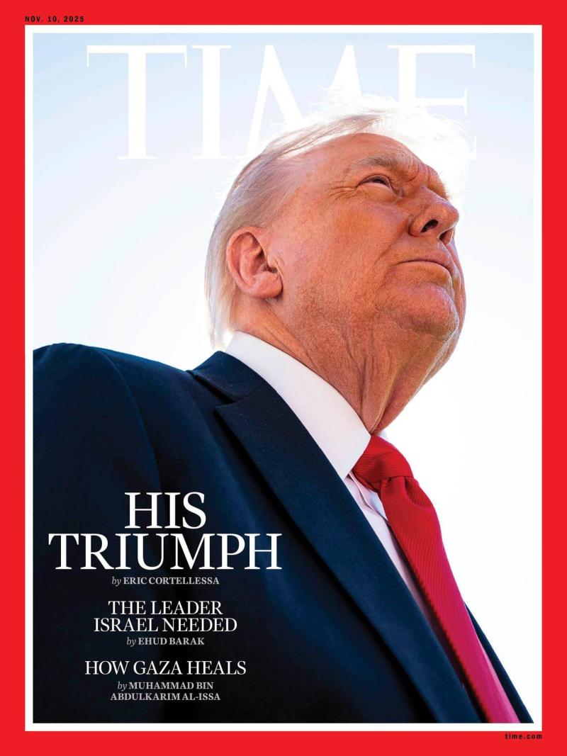 Trump, Time'ın son kapak fotoğrafından hoşnut kalmadı (Time)