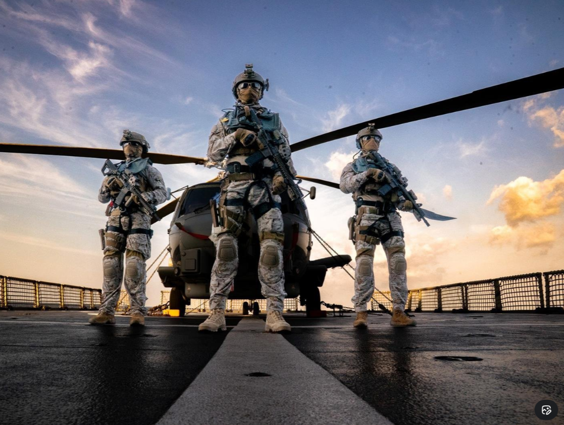 Tatbikat Komutanı Tuğamiral Muhammed el-Uteybi, tatbikatın deniz operasyonları ve deniz güvenliği alanlarında deneyim alışverişi hedeflerine ulaştığını doğruladı. (SPA)