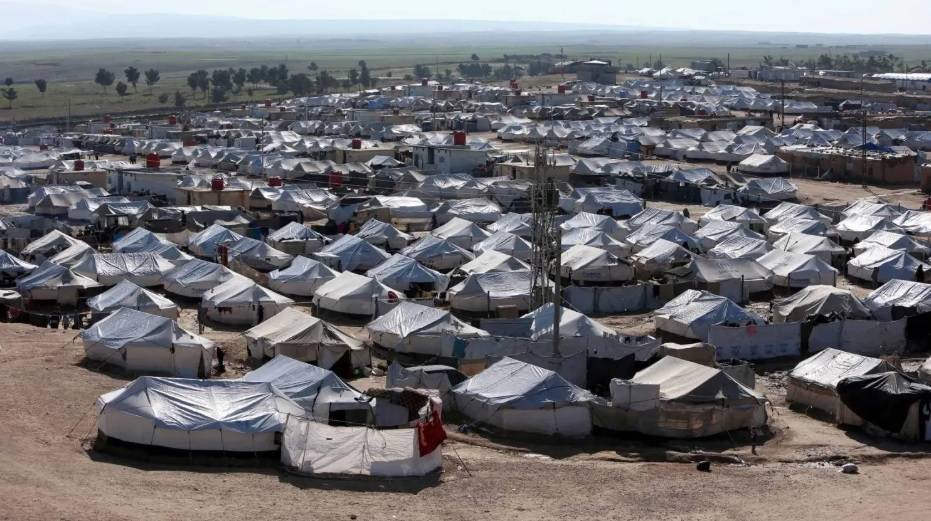 El-Hol kampının genel görünümü (Reuters)