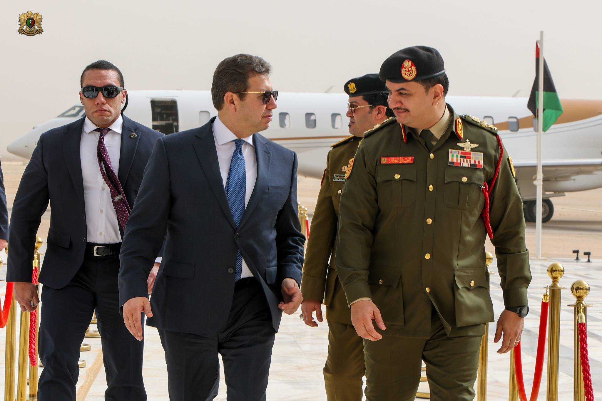 Saddam Hafter, Bingazi'de Mısır Genel İstihbarat Başkanı Hasan Reşad ile görüştü, (Genel Komutanlık)