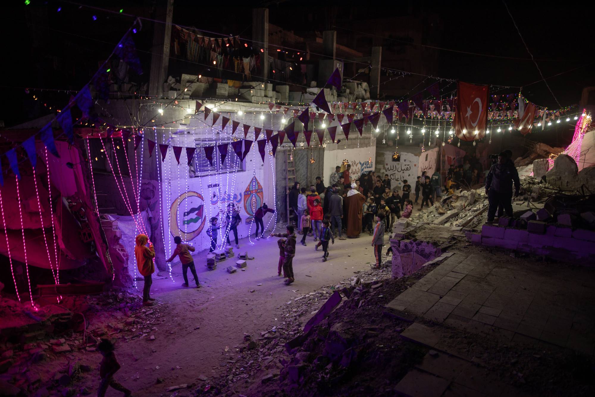 Gazze'nin Han Yunus kentinde Ramazan hazırlıkları (EPA)