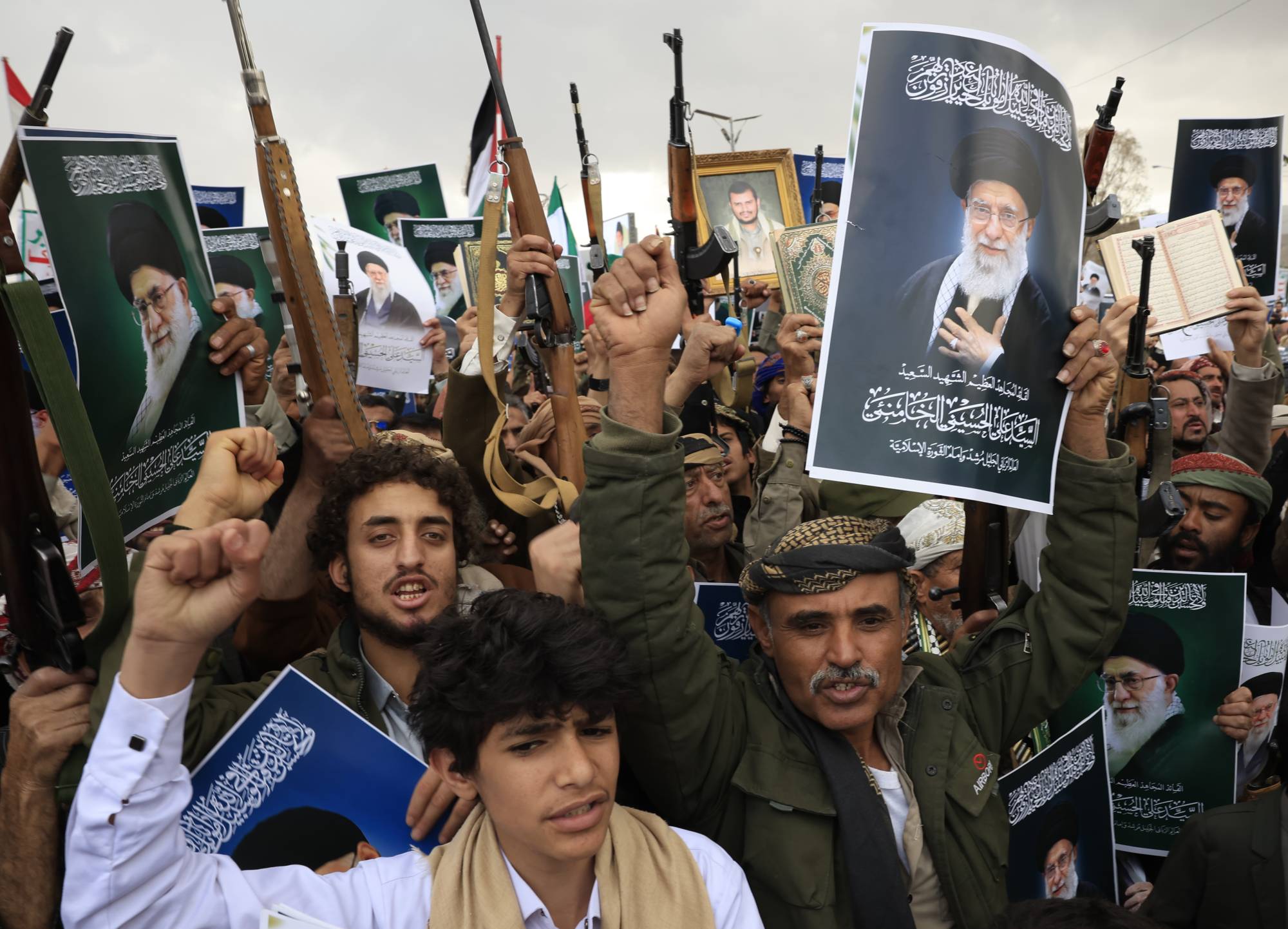 Husiler, şu ana kadar İran'ın yanında savaşa girmelerini engelleyen zorlu hesaplamalar yaptılar (EPA).