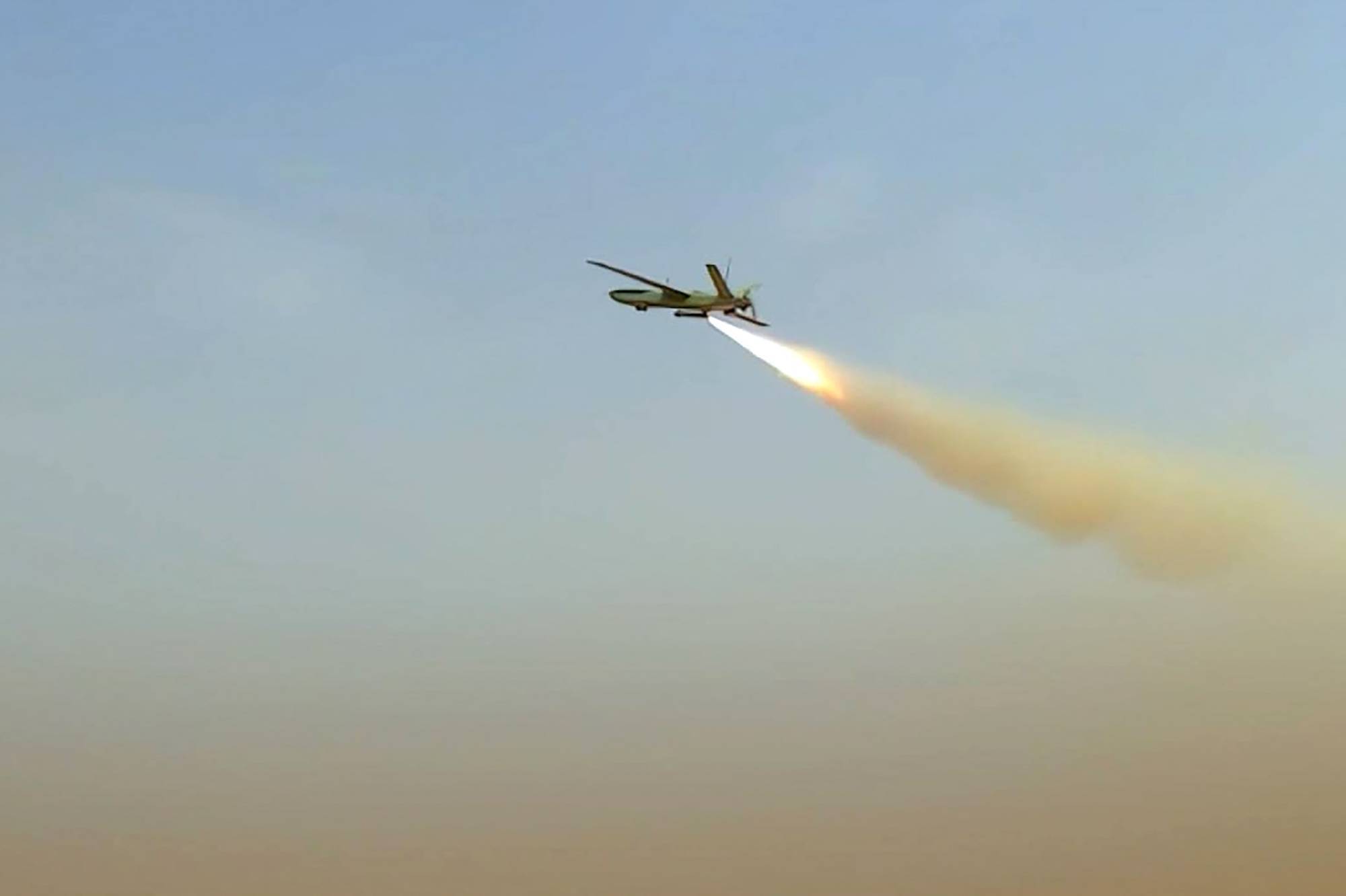 Husi medyasına göre bilinmeyen bir yerden İsrail'e doğru bir Husi İHA’sı fırlatıldı.