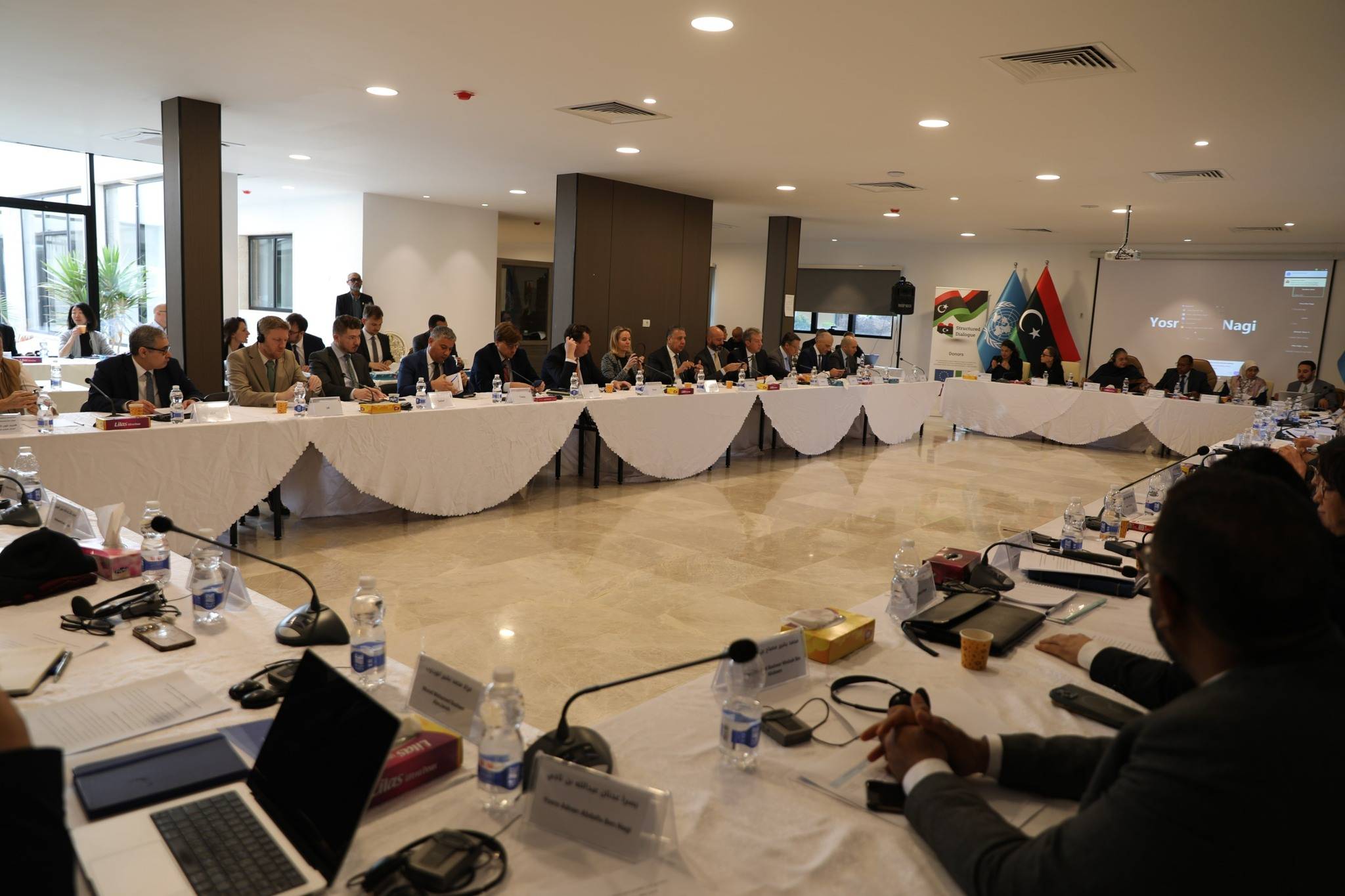 Geçtiğimiz şubat ayında başkent Trablus’ta düzenlenen yapılandırılmış diyalog oturumlarından (Arşiv – UNSMIL)