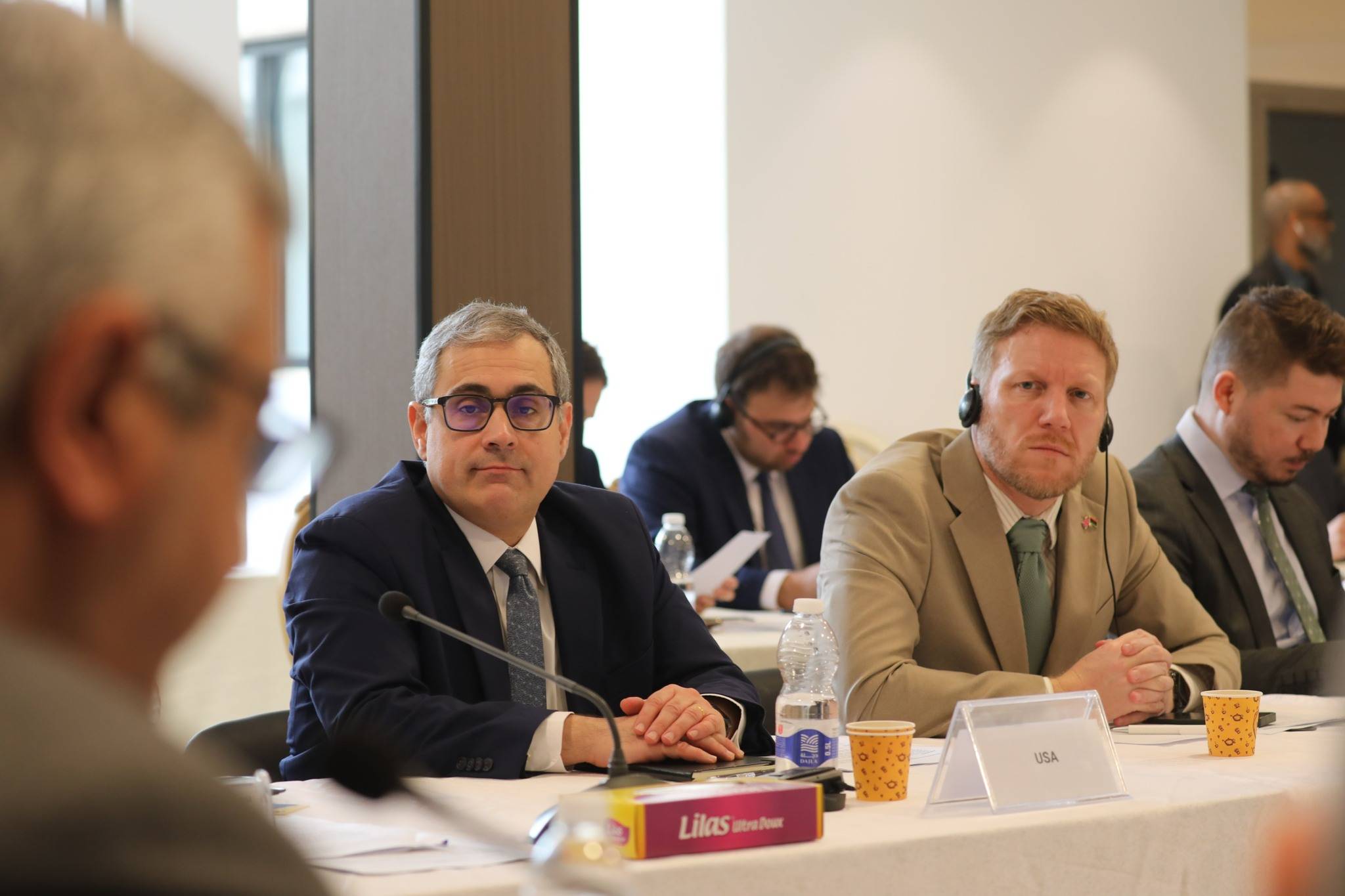 ABD’nin Libya Büyükelçiliği Maslahatgüzarı Jeremy Brent, geçtiğimiz şubat ayında Trablus’ta düzenlenen yapılandırılmış diyalog oturumlarına katıldı. (UNSMIL)