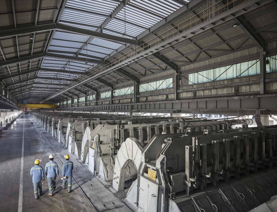 Emirates Global Alüminyum Şirketi’ne ait bir üretim tesisi (WAM)