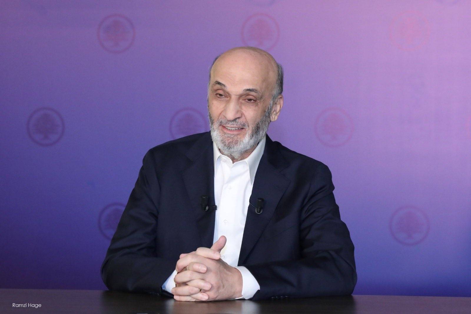 Lübnan Kuvvetleri Partisi lideri Semir Caca (Lübnan Kuvvetleri Partisi internet sitesi)