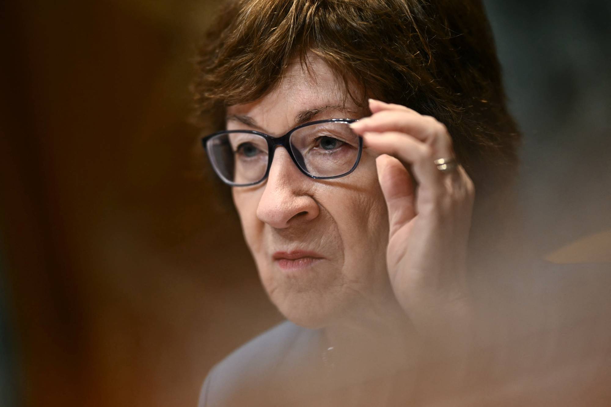 Cumhuriyetçi Senatör Susan Collins, 14 Mayıs 2026'daki bir duruşmada (AFP)