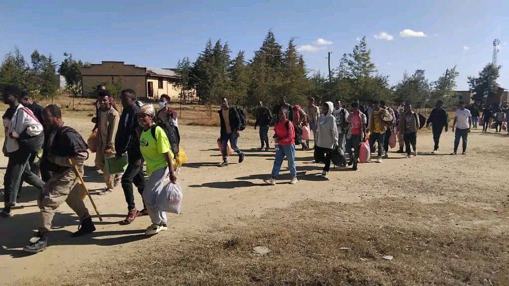  Etiyopya hükümeti tarafından rehabilitasyon ve yeniden entegrasyon süreçleri yürütülen eski Tigraylı militanlar (Etiyopya Haber Ajansı)