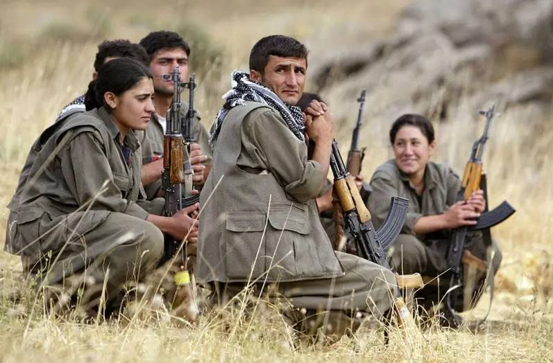  Irak'ın kuzeyindeki PKK militanları (Reuters)