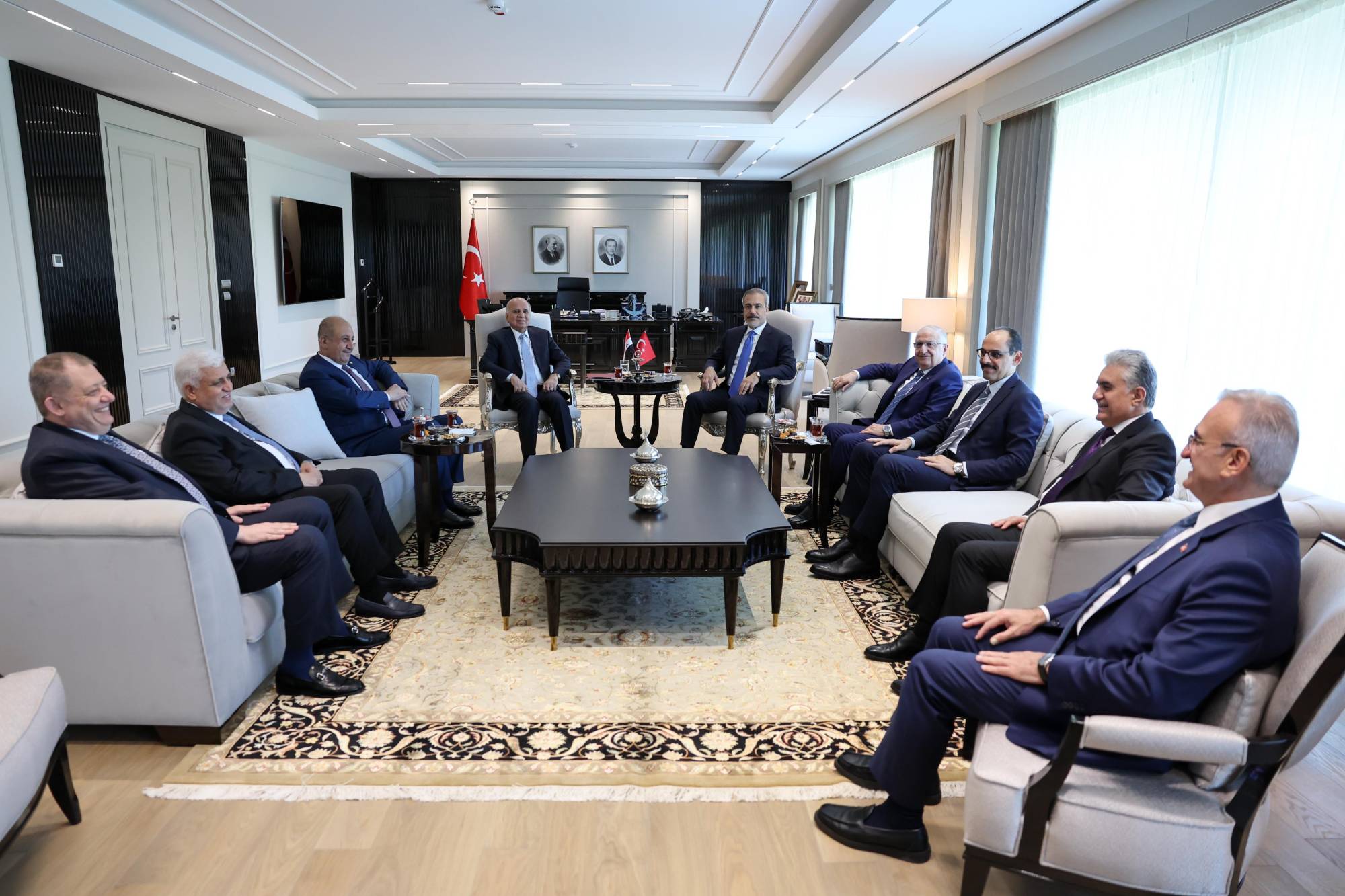 Türkiye-Irak arasında 2025 yılında Ankara'da su, güvenlik ve iş birliği konularında yapılan görüşmelerden (Türk Dışişleri Bakanlığı)