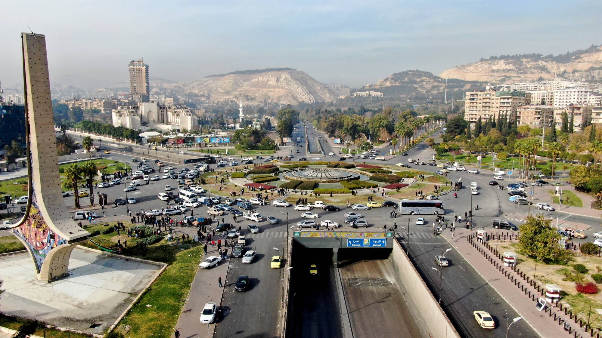 Şam’da bir cadde (Reuters)