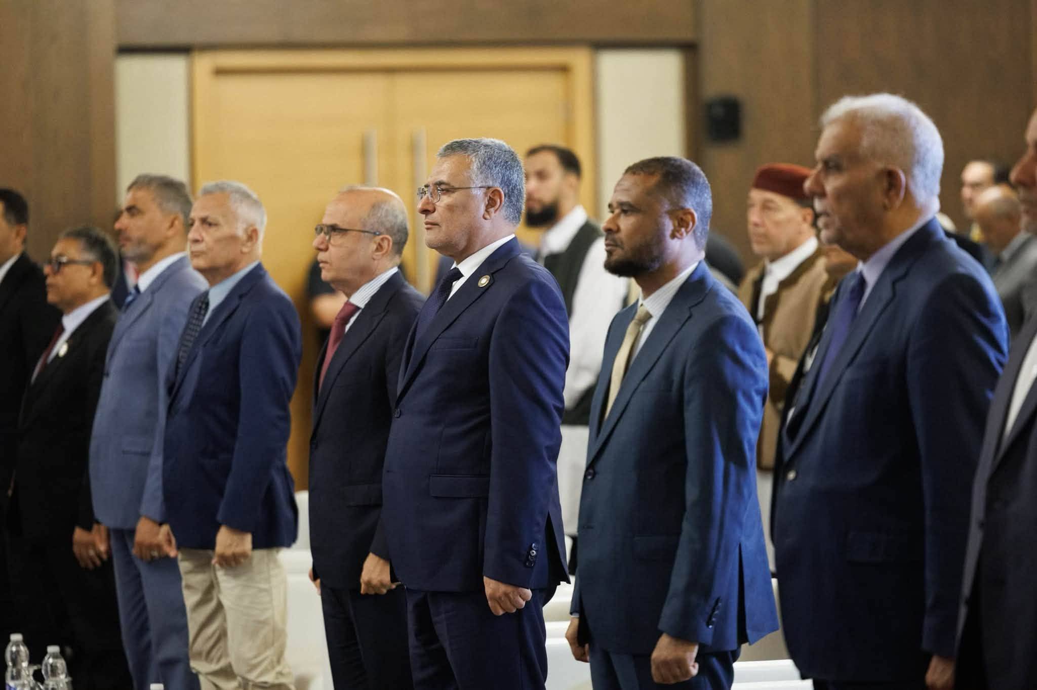 Tekala ve Al-Lafi, 20 Temmuz'da Libya'nın başkentinde düzenlenen bir diyalog seminerinde (Yüksek Devlet Konseyi)