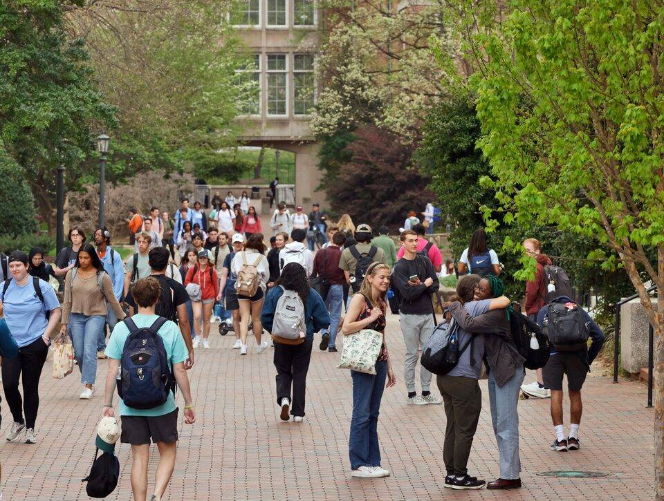 ABD'deki Kuzey Carolina Üniversitesi'ndeki öğrenciler (Reuters- Arşiv)