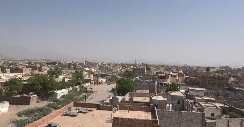 Yemen hükümet güçlerinin güvenliğini sağladığı Hays kentinden genel görünüm. (SABA)