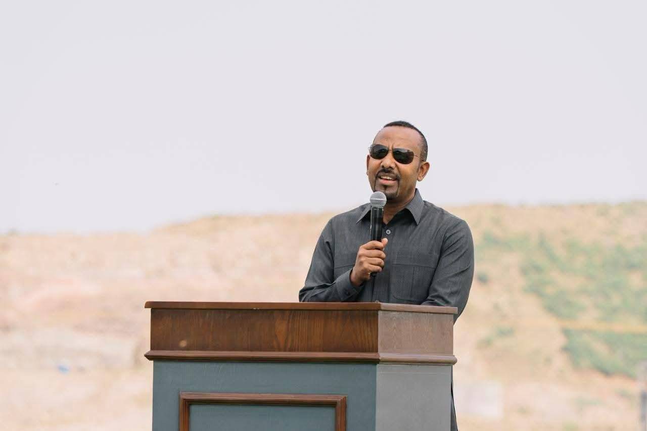 Etiyopya Başbakanı Abiy Ahmed dün Megech Sulama Barajı’nın resmi açılışını gerçekleştirdi. (Etiyopya Dışişleri Bakanlığı)