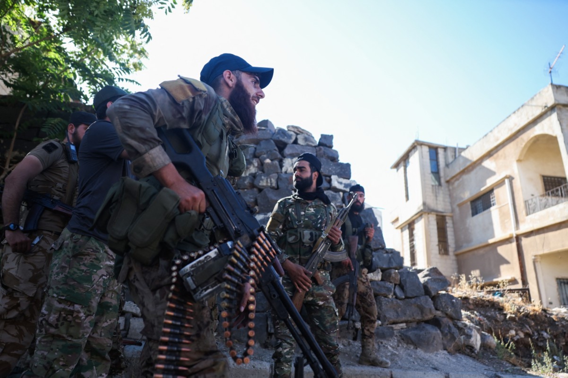 Suriye güvenlik güçleri, 16 Temmuz 2025 (AFP)