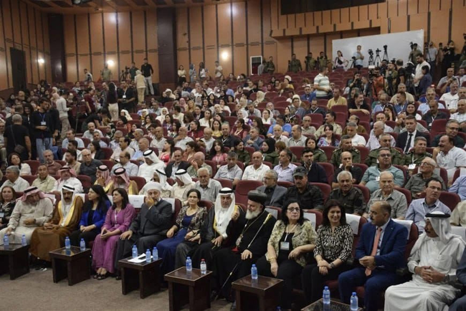  8 Ağustos 2025'te Haseke'de düzenlenen “Bileşenlerin Birliği” Konferansı (North Press)