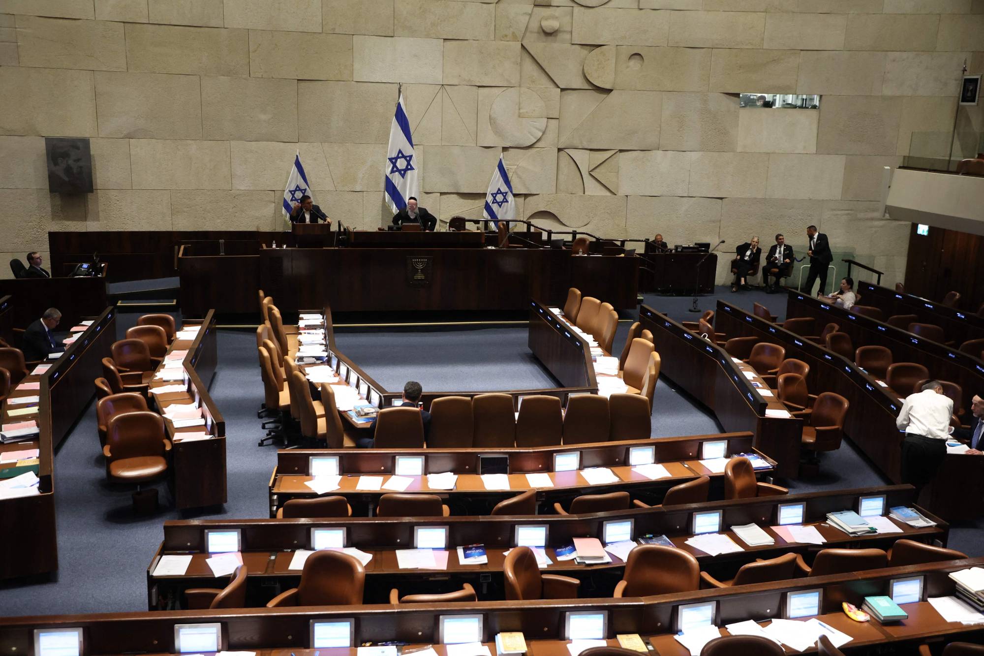 Knesset’te geçen ayın sonundaki oturum (AFP)
