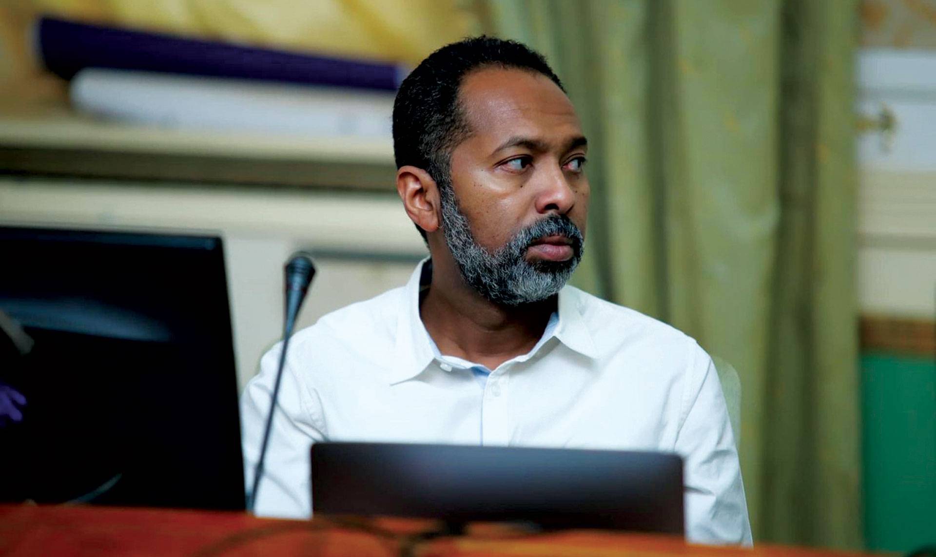 FOTO: ÖDBG liderlerinden Halid Ömer Yusuf (X sosyal medya hesabı) 