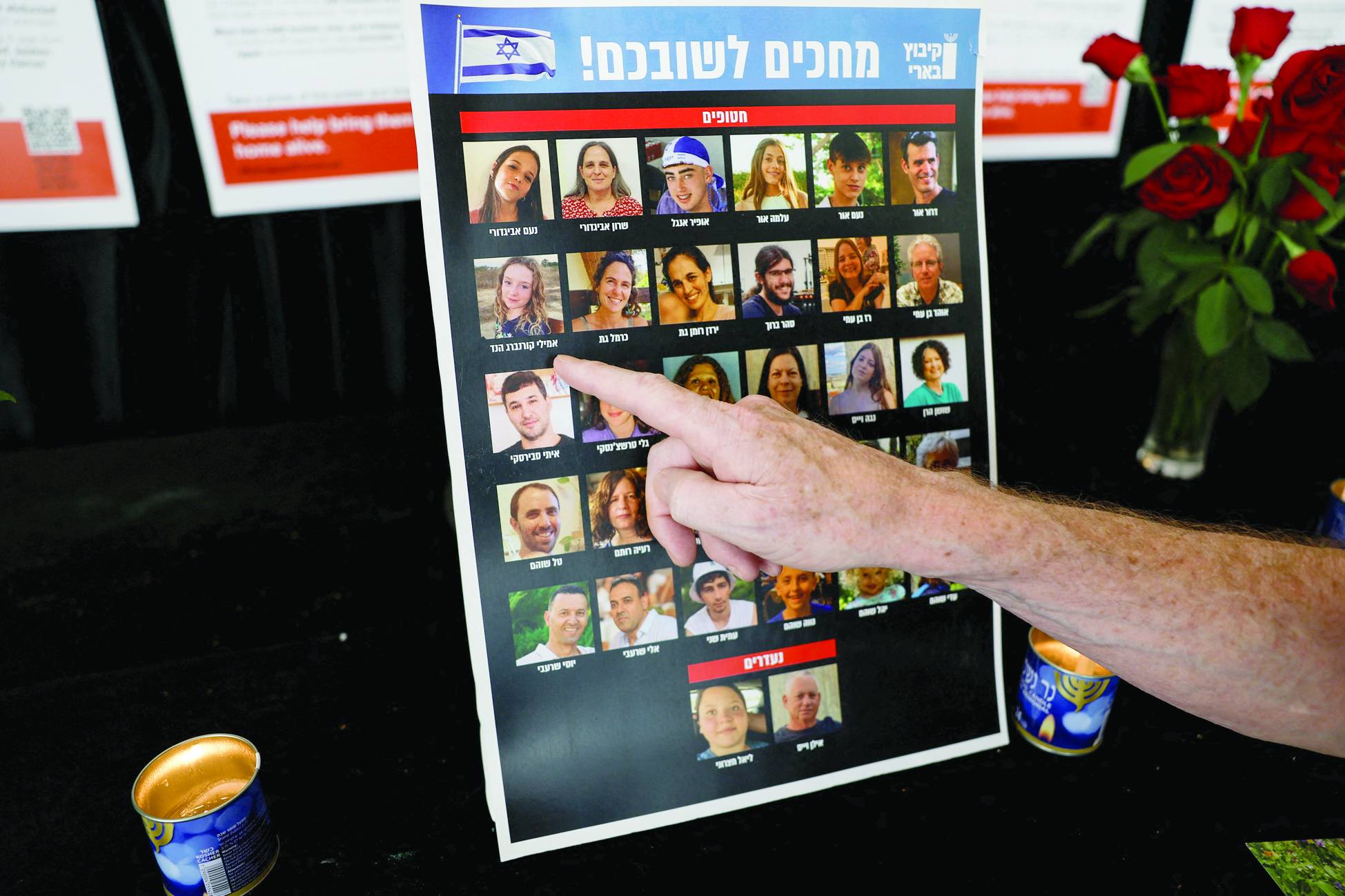 Fotoğraf altı: İsrailli rehinelerin aileleri Netanyahu’ya baskı yapıyor (Reuters)